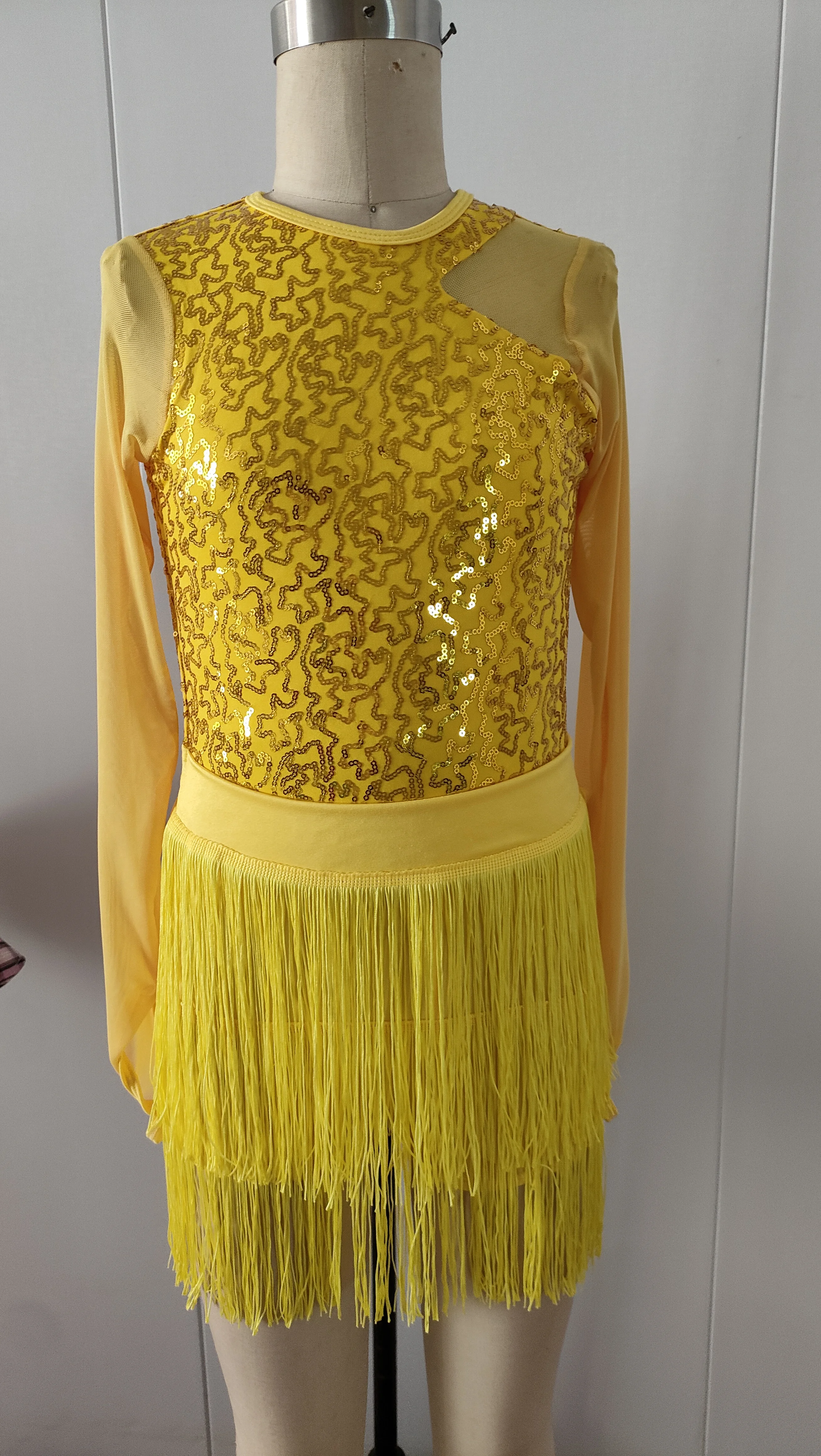 

New dance costume professional jazz dance dress performance dress Lodysuit Latin dress