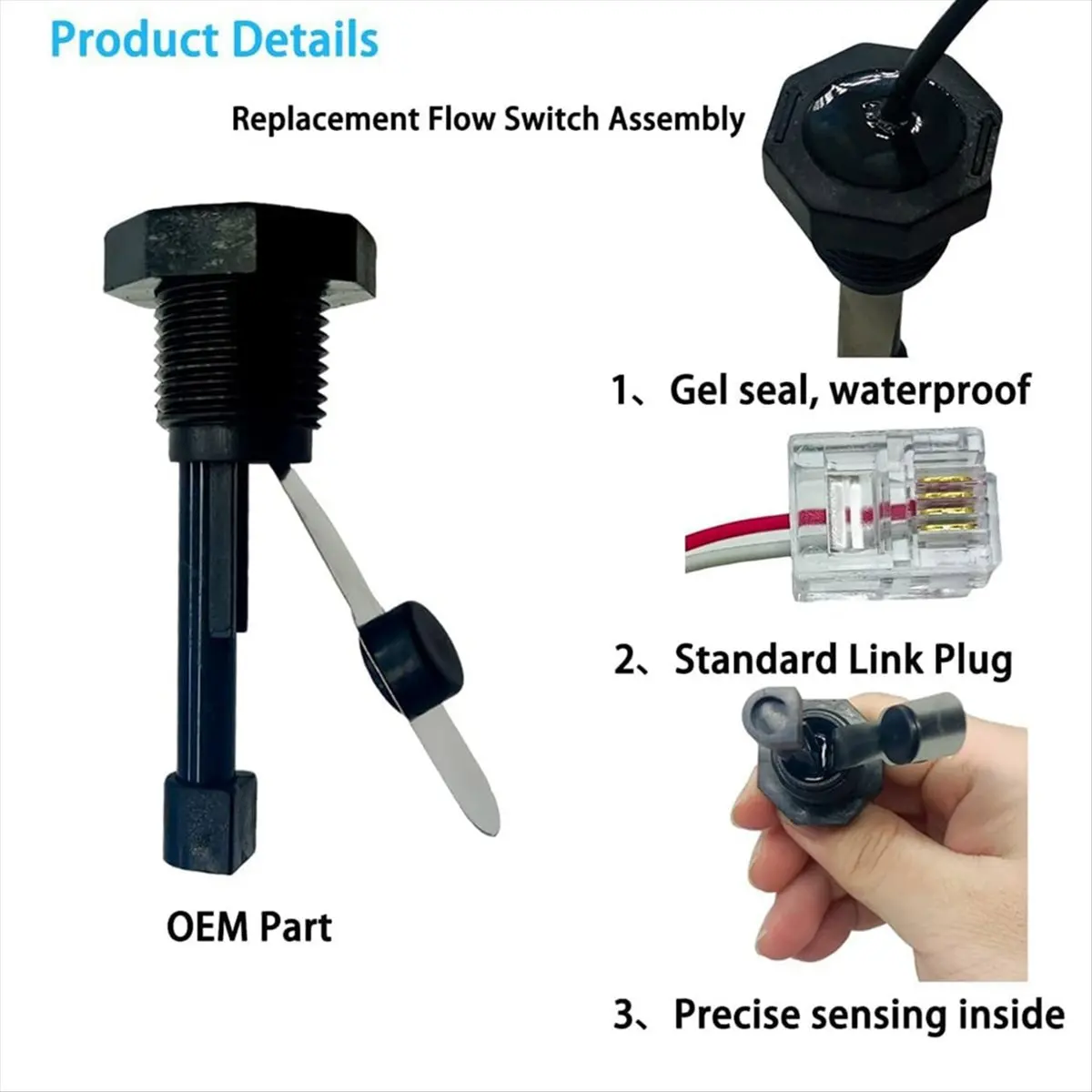 SALE AA63  Switch Assembly Replacement Kit for / Aquarite Salt Systems, Sensor with Salt Cell