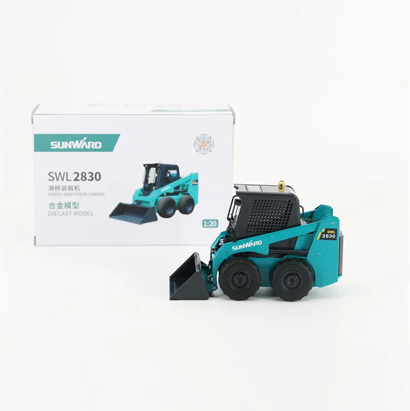 Escala 1:20 SUNWARD SWL2830 Engenharia Skid Steer Loader Liga Modelo Coleção Ornamentos