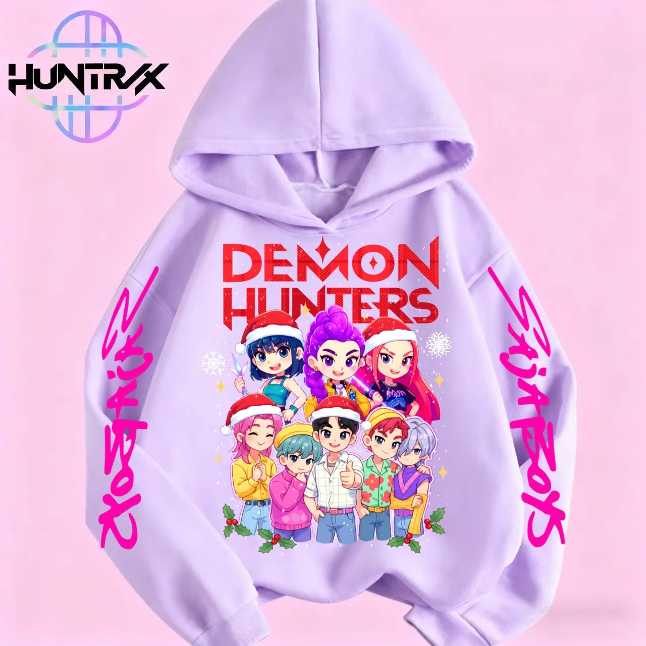 

Christmas Preschool Girls' Clothing KPop Devil Hunter Hoodie Girls' Fashion Casual Sportswear Movie New K-Pop Devil Hunter Hoodi