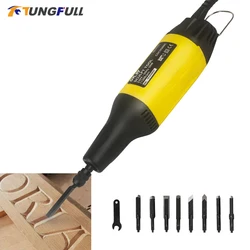 Woodworking Engraving Machine Small Carved Diy Electrical Tools For Bonsai Stump Repair  Chisel Carpentry Carving head