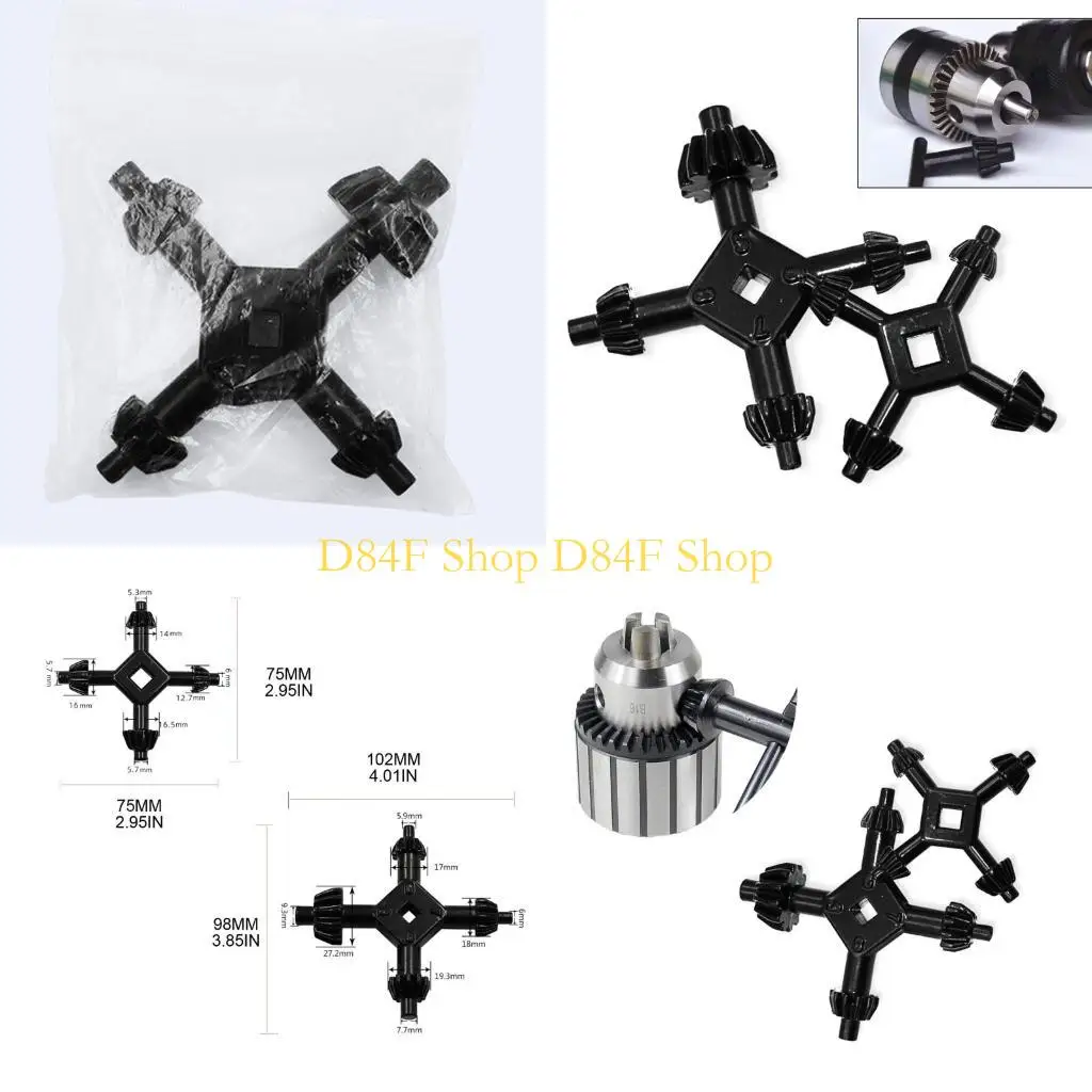 

D84F 2pcs 4 в 1 буровой патрон