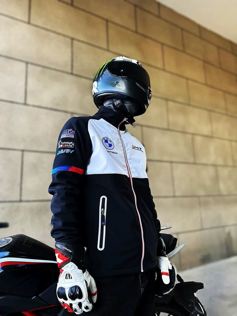 2025 جديد BMW سترة الرجال يندبروف سباق على الطرق الوعرة دراجة نارية دعوى مقاوم للماء دراجة نارية مقاومة للاهتراء موتو الملابس أربعة الموسم