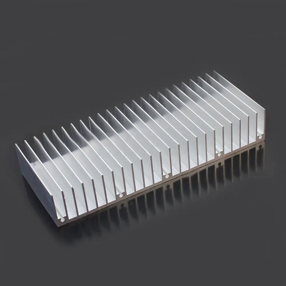 60x150x25mm Aluminum Heat Sink Heatsink Radiator Heating Heat Dissipation Cooling For Amplifer LED COB Light Power IC Transistor