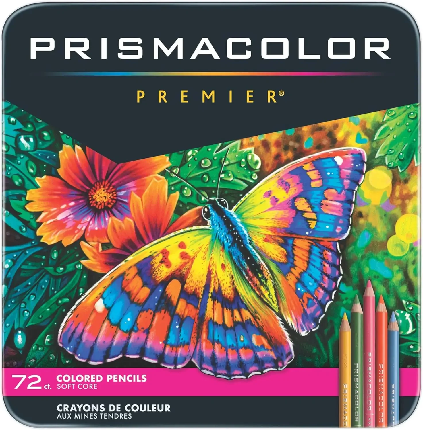 Prismacolor-أقلام ملونة بريمير ، نواة ناعمة ، متنوعة ، 72 عدد