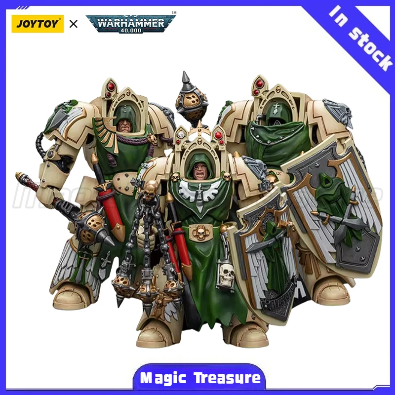 

【MT】JOYTOY Warhammer 40K Dark Angel Deathwing Knight 3 Pieces Anime Military Model Toy Gift 1/18 Action Figure