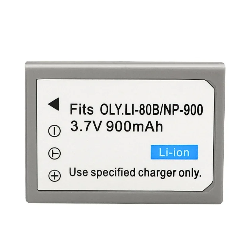 2 шт. 900 мАч для цифровых фотоаппаратов Olympus T-100 T-110 и X-960 LI-80B аккумулятор