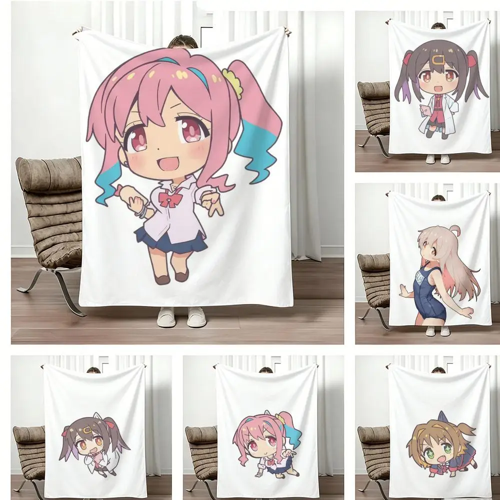 Anime O-ONIMAIS Throw Lightweight 240g Flannel Blanket Soft Skin-friendly for Summer Cooling