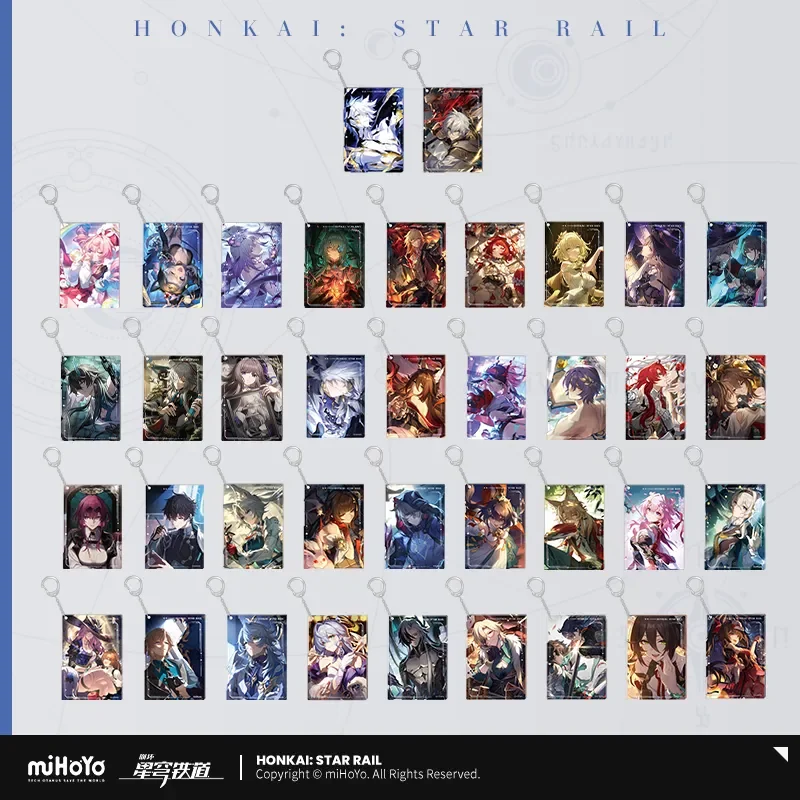 

Sunsyea Honkai Star Rail Official Merch miHoYo Original Authentic Light Cone Series Acrylic Pendant Keychain Sunday Dan Heng