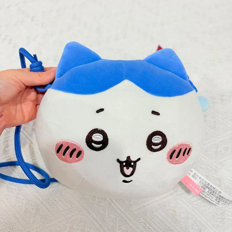 

Cartoon Hachiware Usagi Plush Crossbody Bag Stuffed Shoulder Purse Soft Fluffy Daily Storage Carry Zipper Bag Birthday Gift