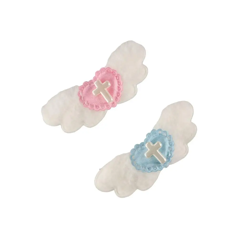 INS Эстетическая заколка для волос Y2K в готическом стиле Лолита с перекрестным крылом, милая крутая заколка для волос, заколки в стиле панк, Harajuku, челка, утконос для девочек