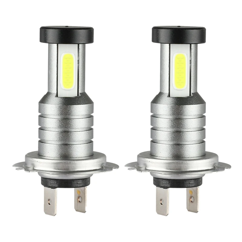 Imagem -02 - Kit de Bulbo de Farol Led h7 Feixe Alto e Baixo 100w 30000lm Super Brilhante 6000k Branco 2x