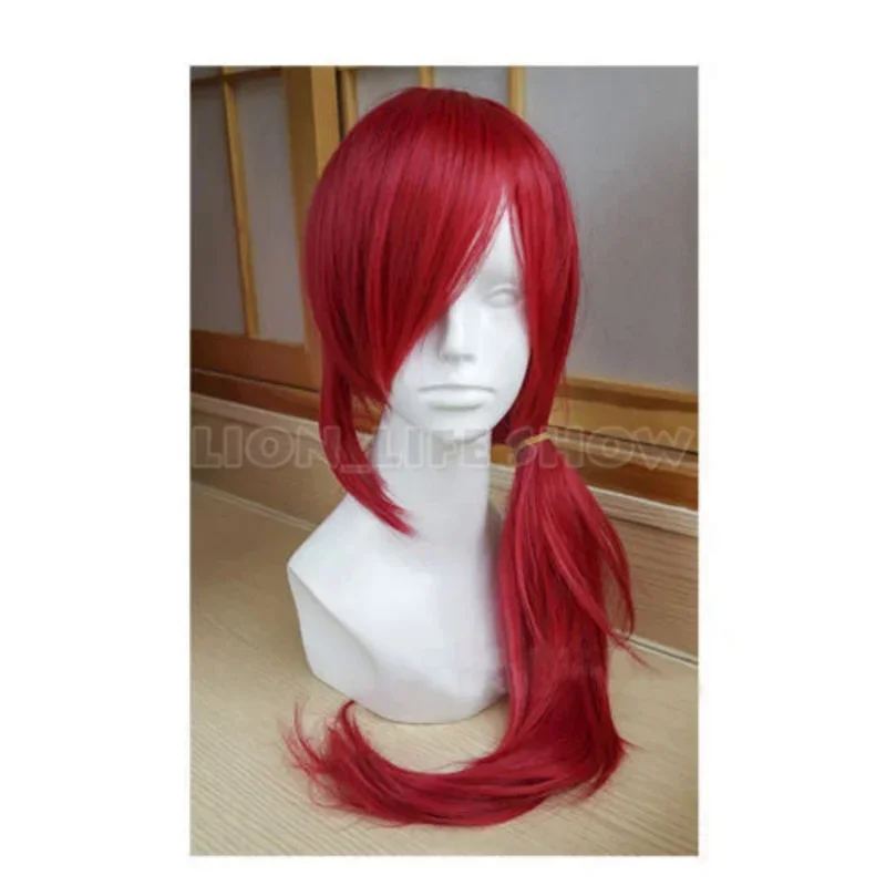 Xayah wig ears new 136th champion lol cosplay red lunar tail