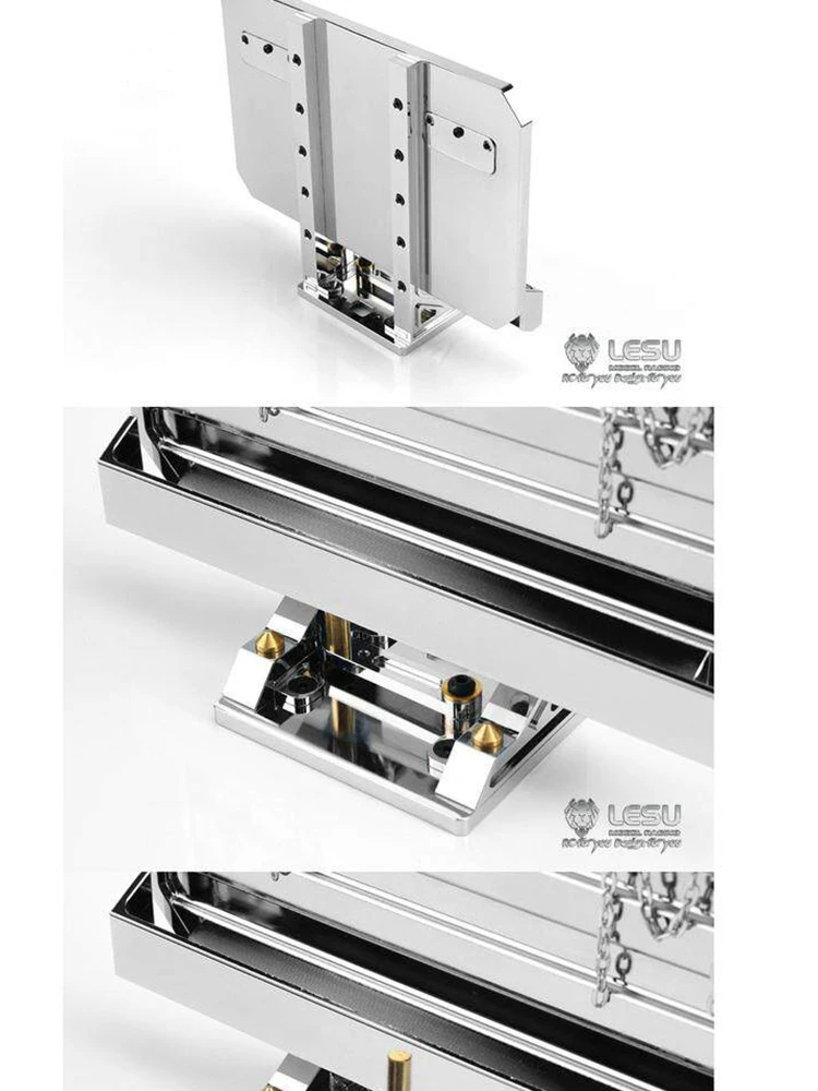 1/14 RC Tractor Truck Metal Rear Equipment Rack LESU G-6063 For Tamiya 1/14 RC Tractor Truck King Hauler DIY Accessories
