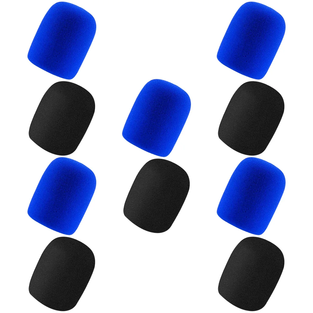 

10 Pcs Microphone Sponge Cover Caps Covers for Earphones Protector Protective Headsets