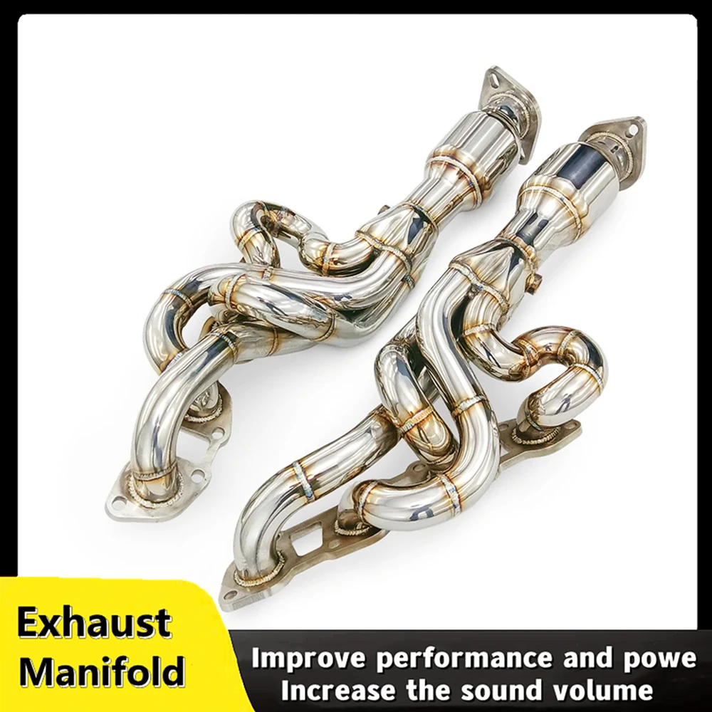 For Lexus RCF 5.0 V8 2016-2020 stainless steel stainless steel  exhaust system head section high flow exhaust manifold