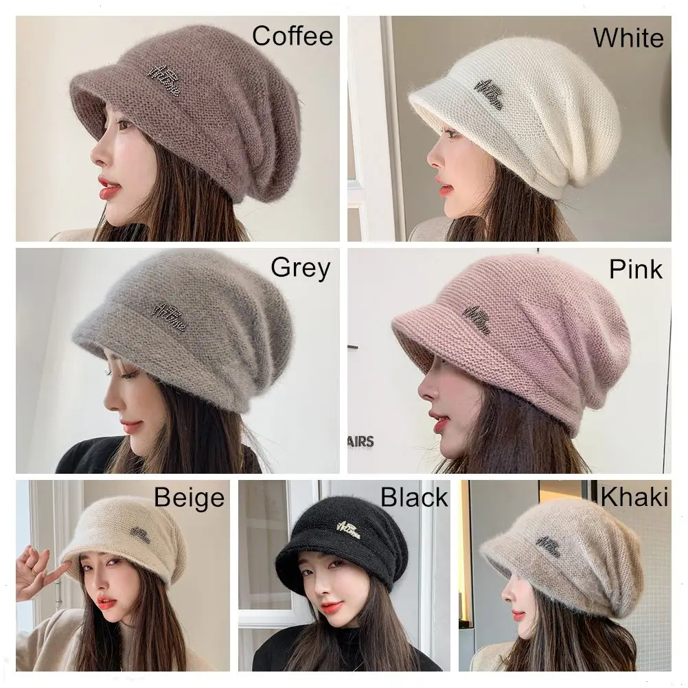 Caldo morbido inverno ispessito antivento Skullies Berretti Cappello Passamontagna Cappelli lavorati a maglia