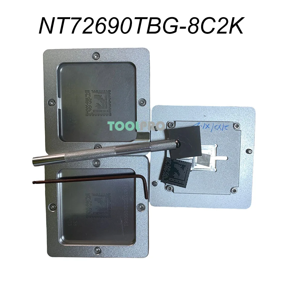 NT72690TBG-8C2K BGA Chip 82*82mm Precise Accurate Reballing Kits Tool Parts for Electronics Repair
