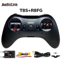 Radiolink T8S 2.4G 8 Channel Mini Radio Remote Transmitter with Receiver R8FG Controller 2000m for FPV Drone RC /Fixed Wing/Boat