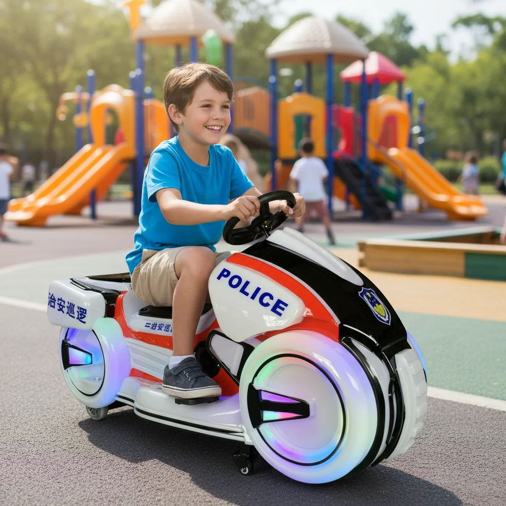 Hot Sale Kids Operated Indoor Sport Special Bumper Car Game Machines LED Lights Metal Construction 6-10km/h Speed Adventure Park