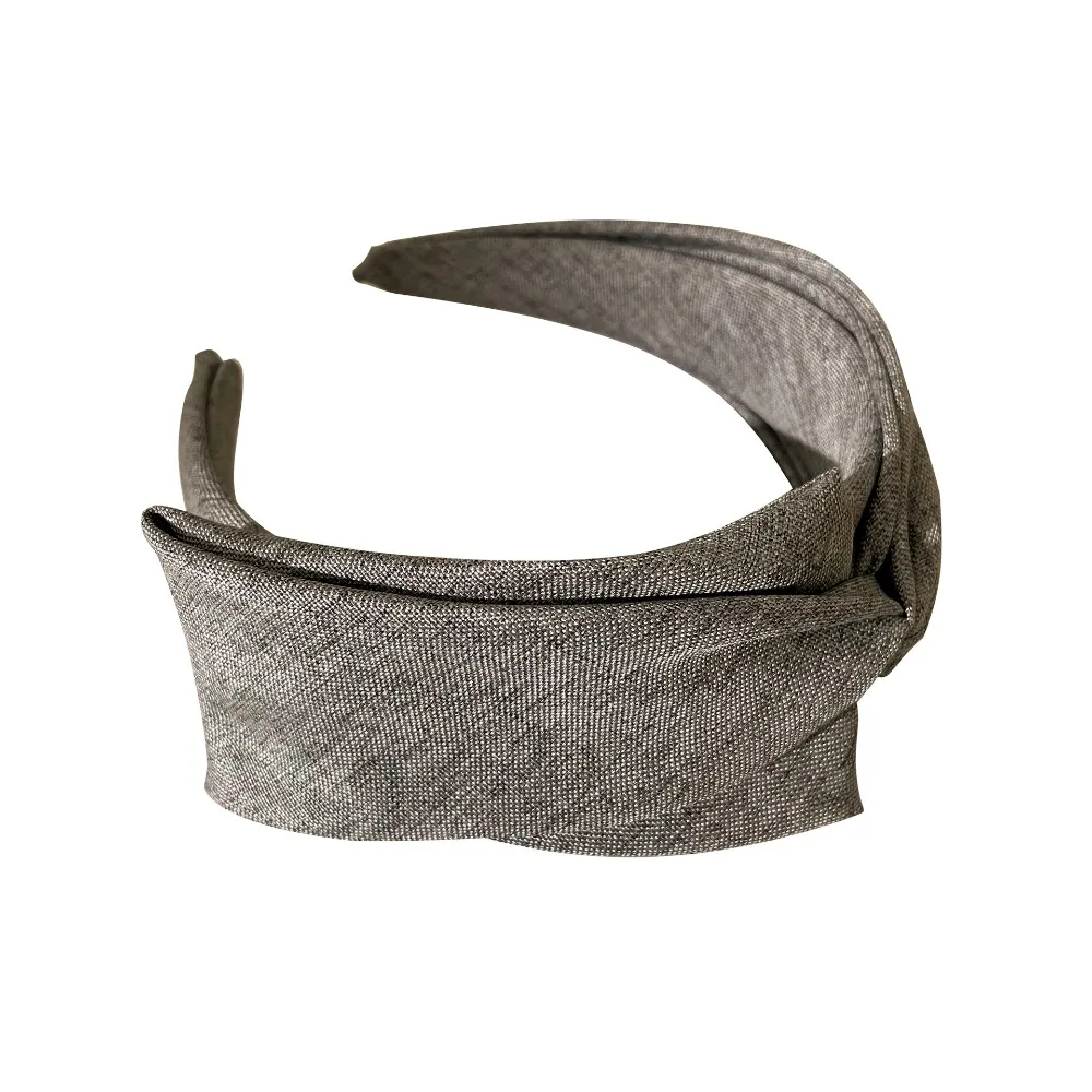 Diadema de punto de estilo coreano, aro de pelo de maquillaje suave estirable, bisel ancho, accesorios para el cabello de algodón tejido para mujer, uso diario