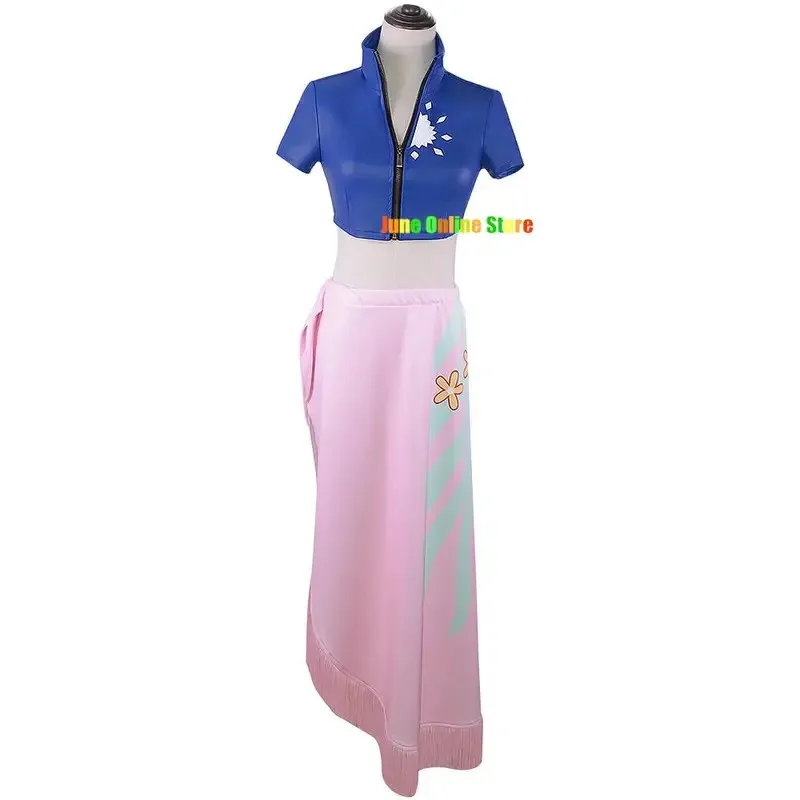 أنيمي تأثيري فستان مُصمم حسب الطلب وتتسابق نيكو روبن تأثيري مخصص نظارات شعر مستعار للحفلات البدلة ازياء لفتاة هالوين كرنفال البدلة