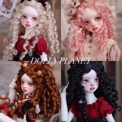 1/3 1/4 1/6 Blythe Uncle size Vintage middle part small curly hair imitation mohair wig doll accessories