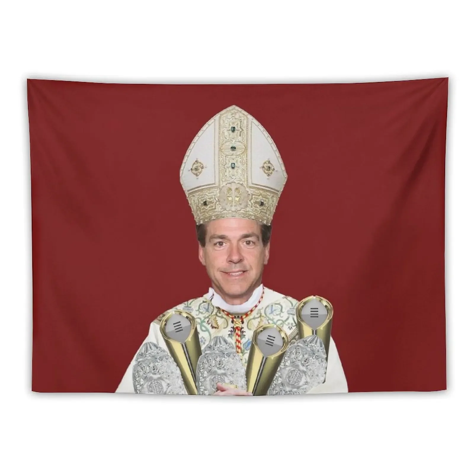 Pope Saban with Trophies Tapestry Aesthetic Room Decors Room Decorations Bedroom Decoration Tapestry