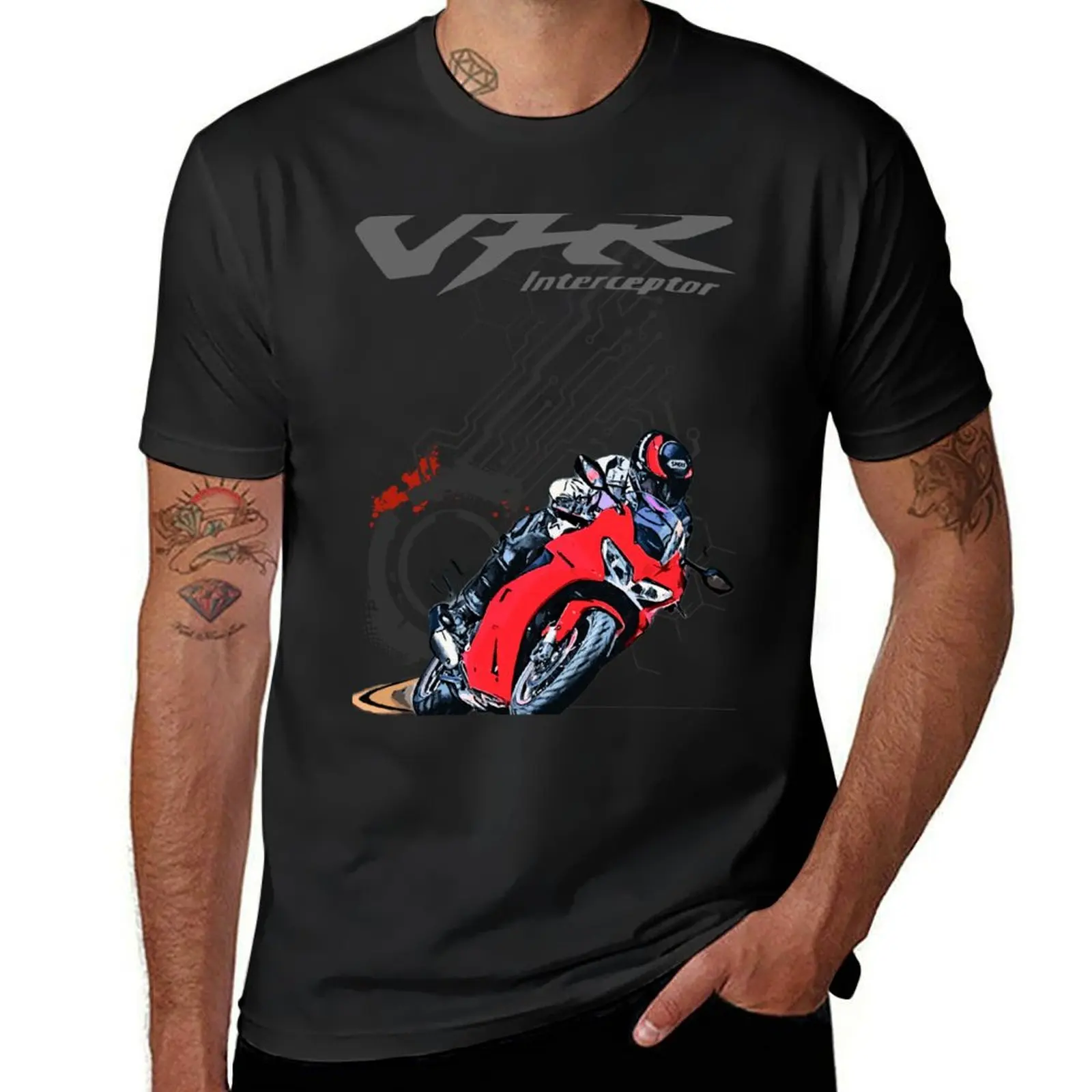 

VFR 800 Interceptor T-Shirt graphics tees plain heavyweight t shirts for men