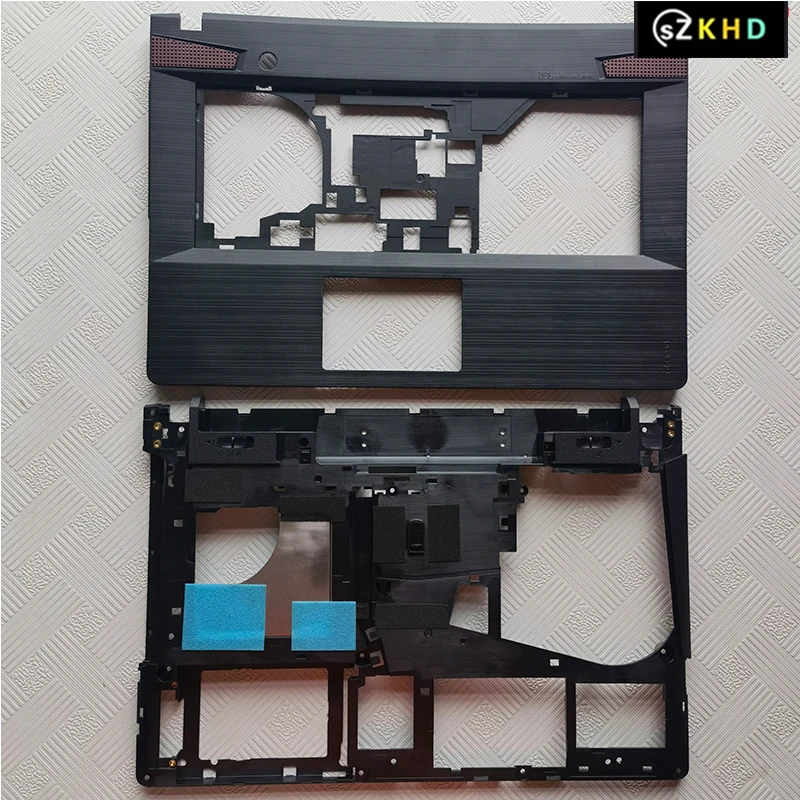 

New For Lenovo Y400 Y410 Y430P Palmrest Plastic wire drawing Upper Case Keyboard Bezel Top Cover Bottom Cover Lower Shell