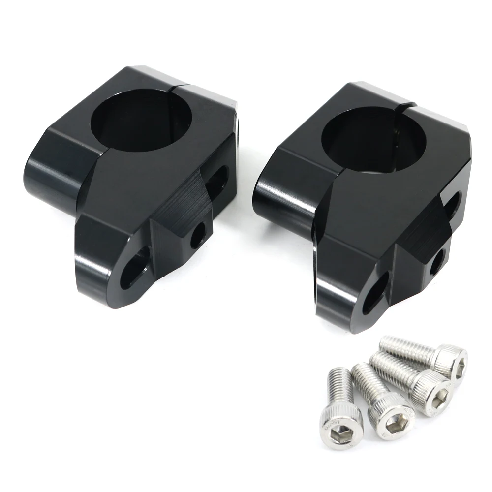 28mm 1 1/8" Offset Handlebar Risers Back Moved Up For SUZUKI GSX-S750/1000GX/ 8S RM-Z250/450 V-Strom 1000 DL1000 XT 1050 XT/ADV view 3