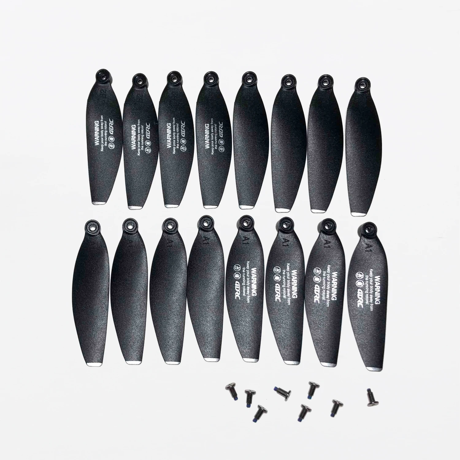 

16PCS 4DRC F8 New Version Propeller With Screws Spare Part Kit 4D-F8 Replacement Accessory