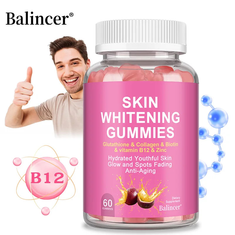 

Glutathione Collagen Gummies, Skin Brightening & Anti-Aging, Supports Hair, Skin & Nail Health, Glutathione Supplement for Women