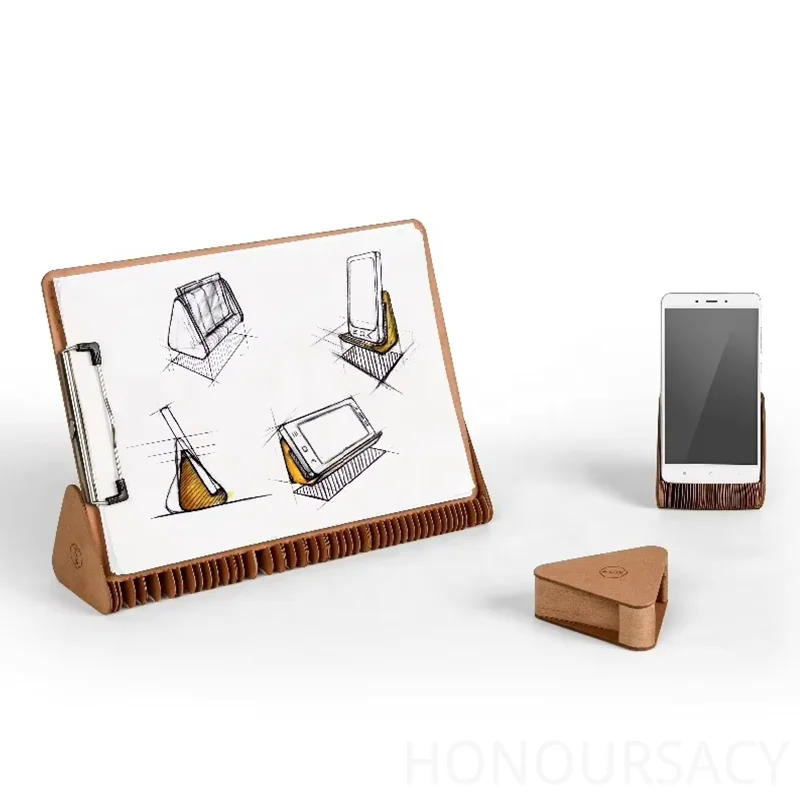 

Creative Portable Desktop Phone Stand Retractable Mobile Phone Bracket Folding Cell Phone Multi Type Paper Rack for Friend Gifts