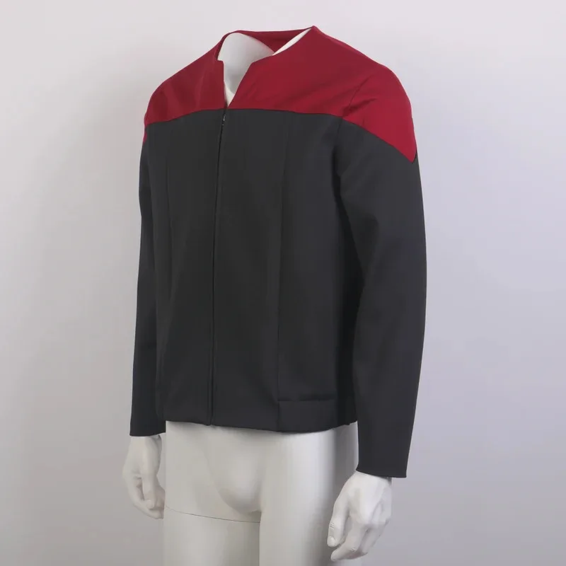 

CyDeep Space Nine Anime Cosplay Commander Sisko Uniform Voyager Jacket Costume Halloween Cosplay ST Prop
