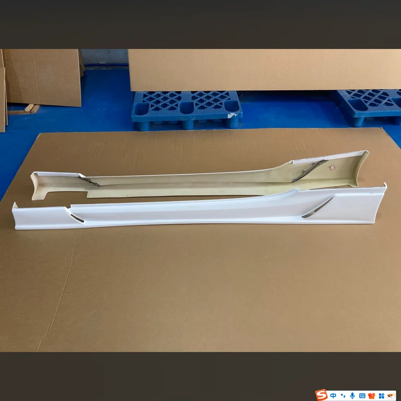 Tuning INGS N-SPEC Style Fiberglass Side Skirt For Toyota 13-21 FT86 GT86 FRS ZN6 BRZ ZC6