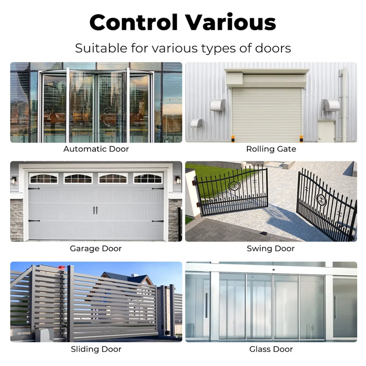 Interruttore WiFi remoto per apertura porta garage wireless BISM1 controllato universale da smartphone per apricancello automatico