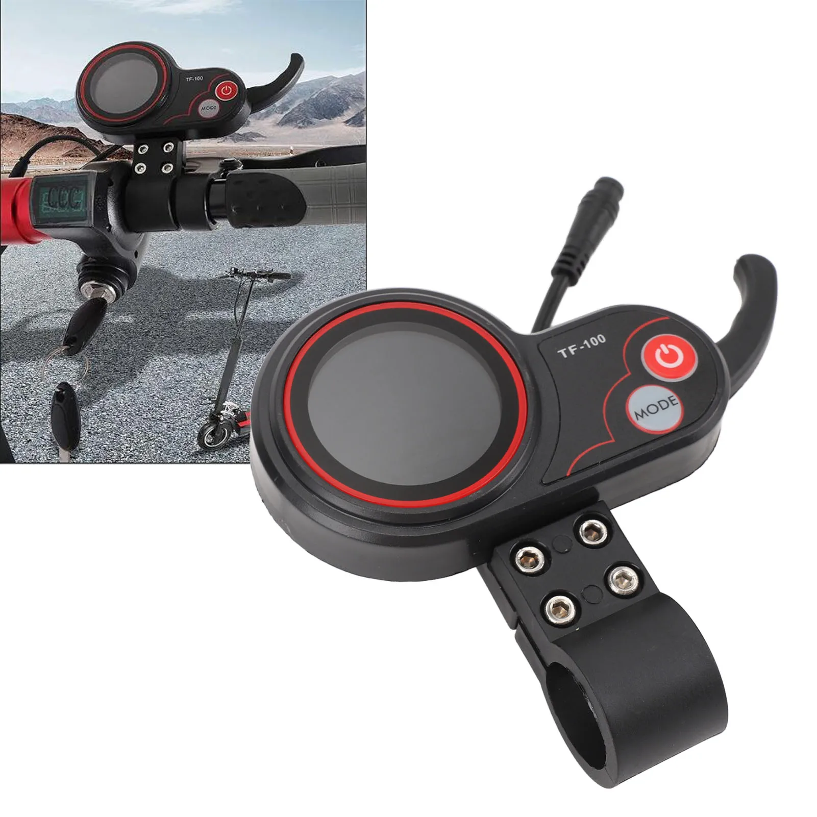 

Электрический дисплей 48В TF 100 для электросамоката с ЖК-экраном и курковым дросселем, 6-контактный, водонепроницаемый, для самоката M4 SEALUP