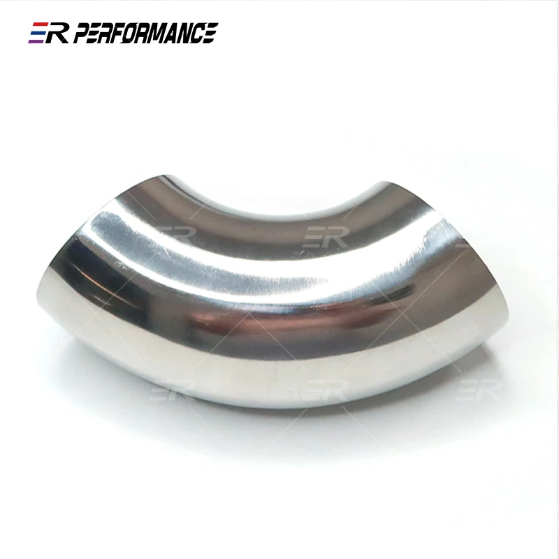 304 Stainless Steel 90 Degree Elbow Sanitary Welding Pipe Fitting Car Motorcycle Exhaust Pipe Muffler Welded Pipe Universal