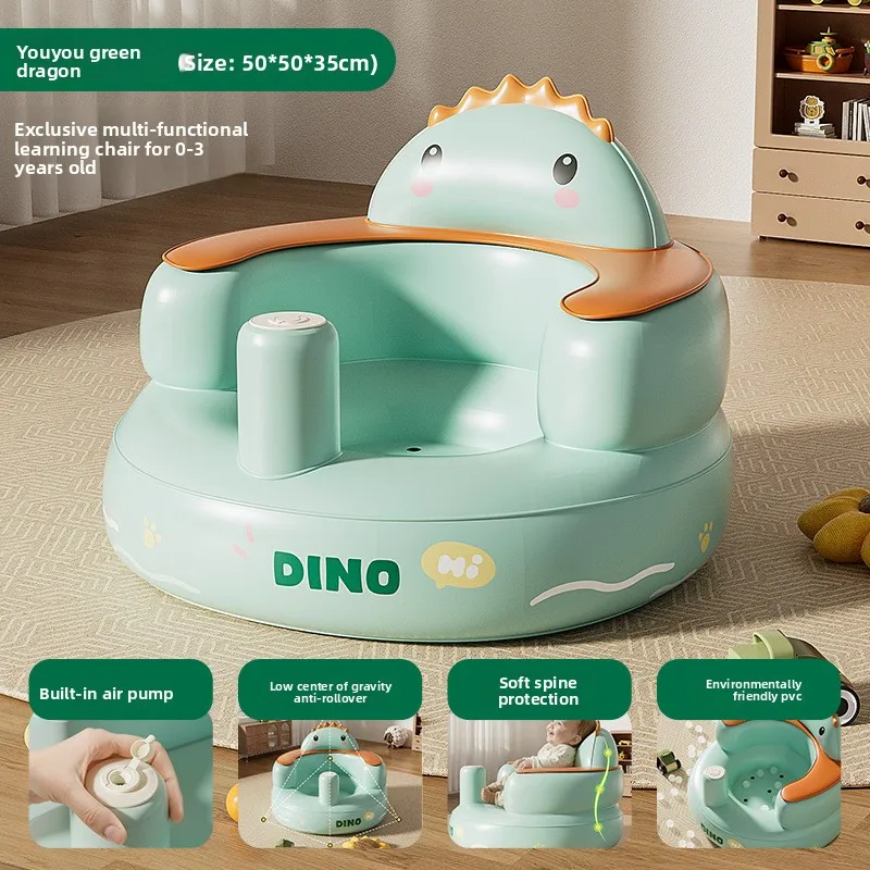 هدية الوالدين والطفل الأكثر مبيعًا في عيد الميلاد: مقعد أطفال قابل للنفخ من مادة PVC - مساعد مثالي للتعلم والمرح للأطفال