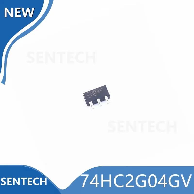 10PCS/LOT 100% New Original 74HC2G04GV SC-74（H04）Triple inverting Schmitt trigger