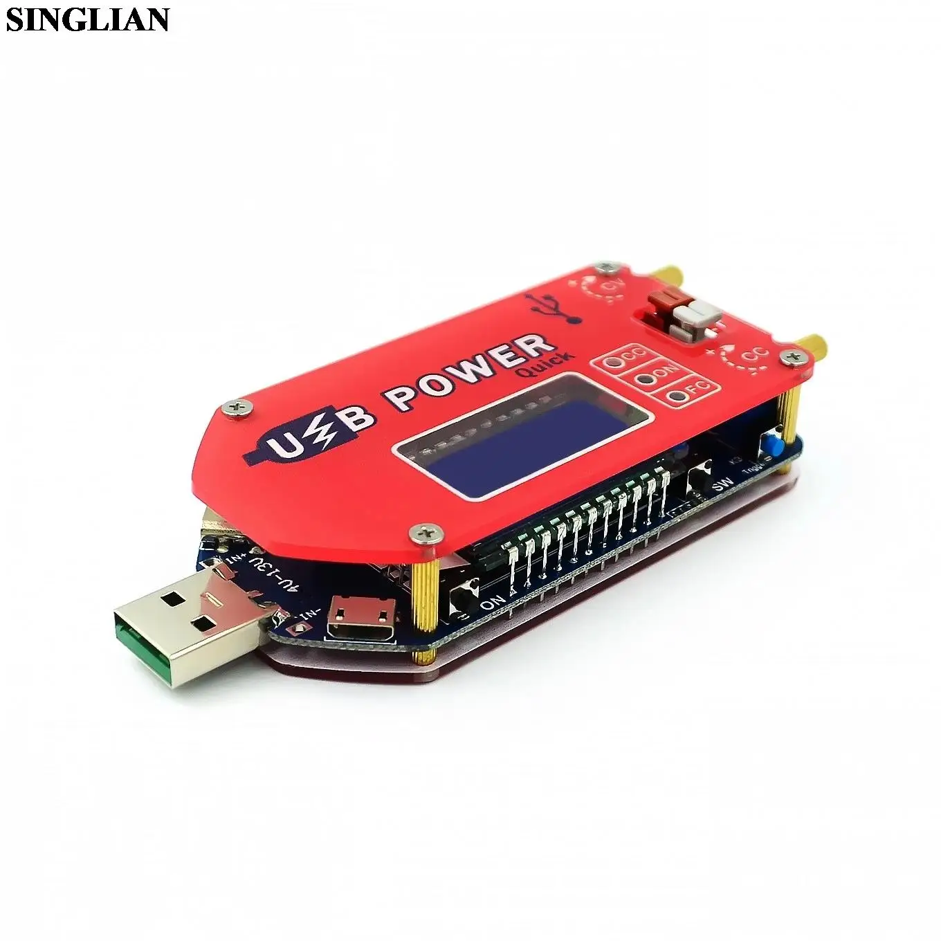 DP2 DP3A Digital Display USB Adjustable Power Module DC 1-30V 15W QC 2.0 3.0 FCP Quick Charge Laboratory Power Supply Regulador