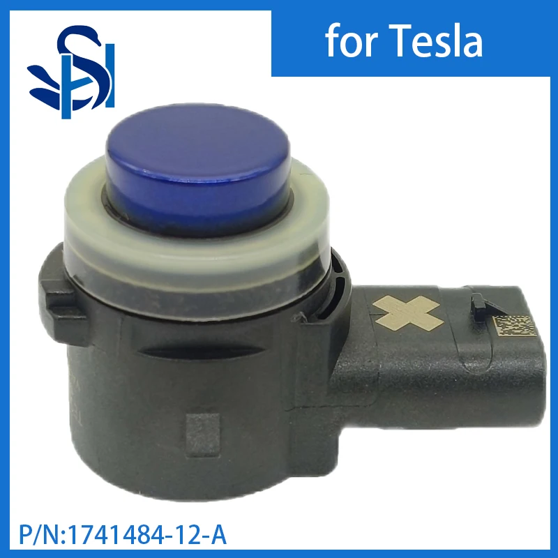 1741484-12-A PDC กันชนเซ็นเซอร์ถอยหลังอัลตราโซนิกสีเรดาร์สีเงาสำหรับ2022 Tesla รุ่น3 Y