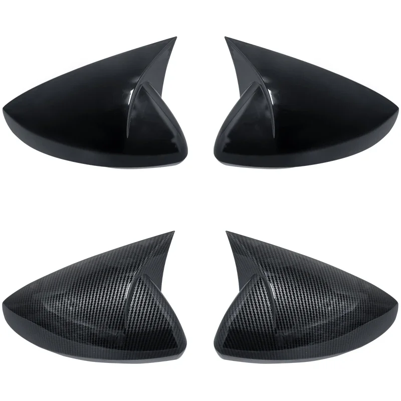 Pair M Style Rear View Mirror Covers For VW Polo 6 MK6 AW 2018-2021 & For Volkswagen POLO GTI 2018-2021 Mirror Caps Shell