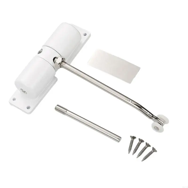 Versatile Automatic Door Closers with Simple Screw Mounting Included Efficient Door Closers set for Garden & Home Door M4YD