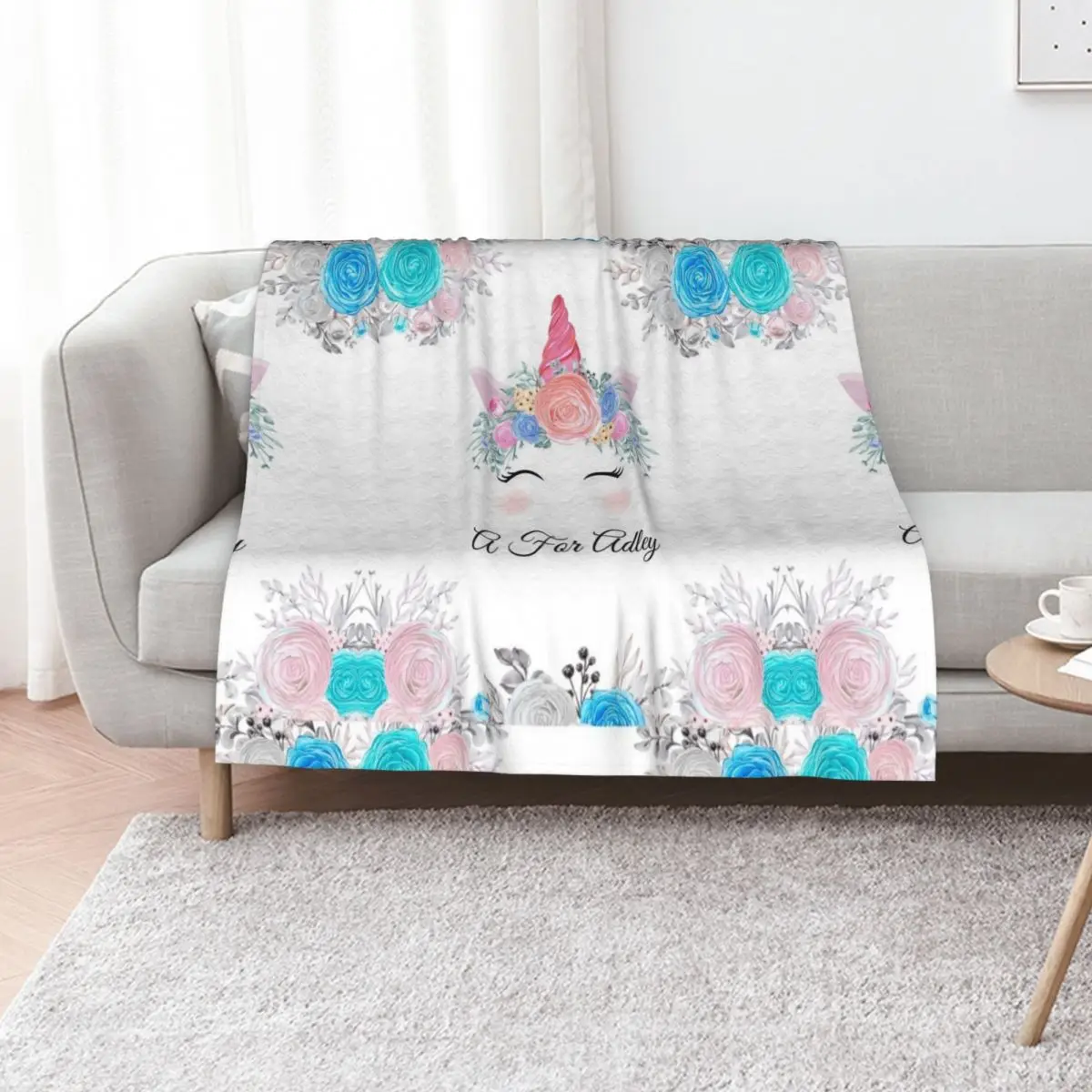 Copy of A For Adley Tshirt - A For Adley Fanart Sticker Throw Blanket Blankets For Sofas Beach Hair Soft Big Sofa Quilt Blankets