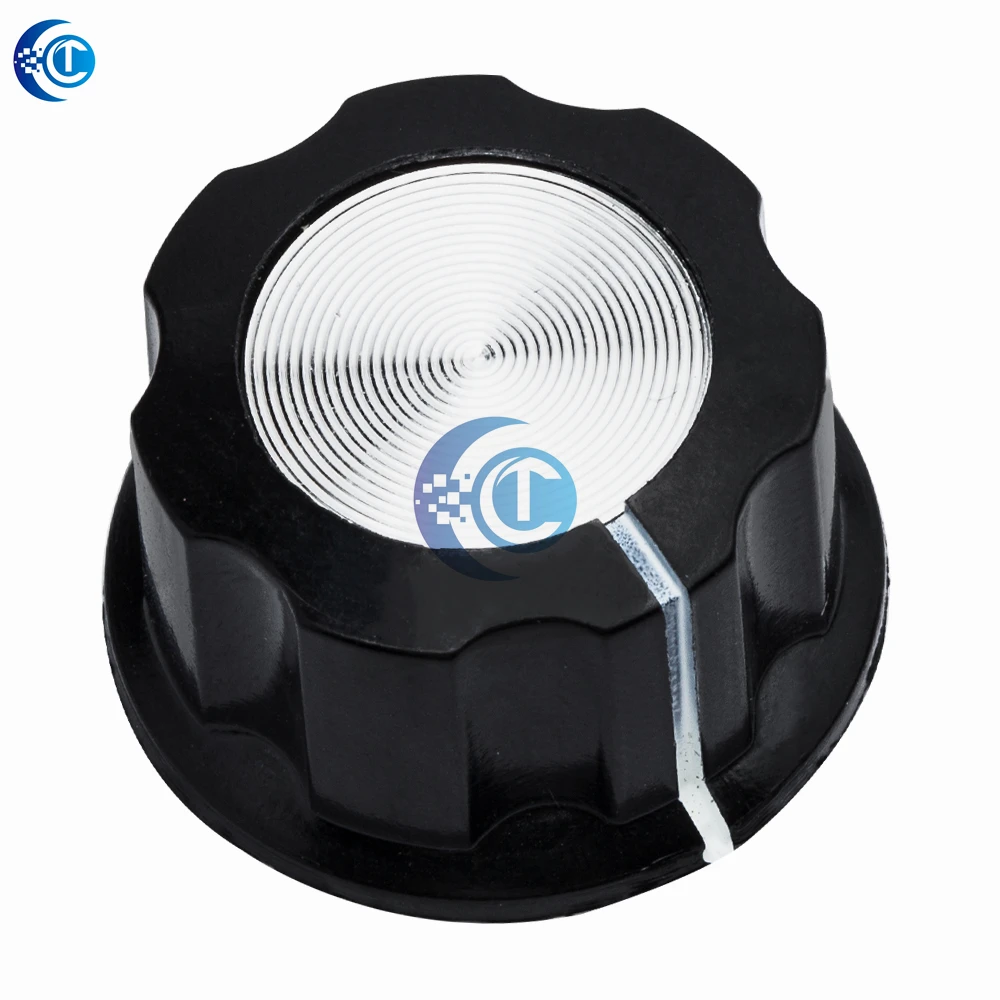 1 perilla de potenciómetro de baquelita interior de 6,4mm: tapa giratoria de MF-A03 para interruptores WH118, WX050 y RV24YN20S