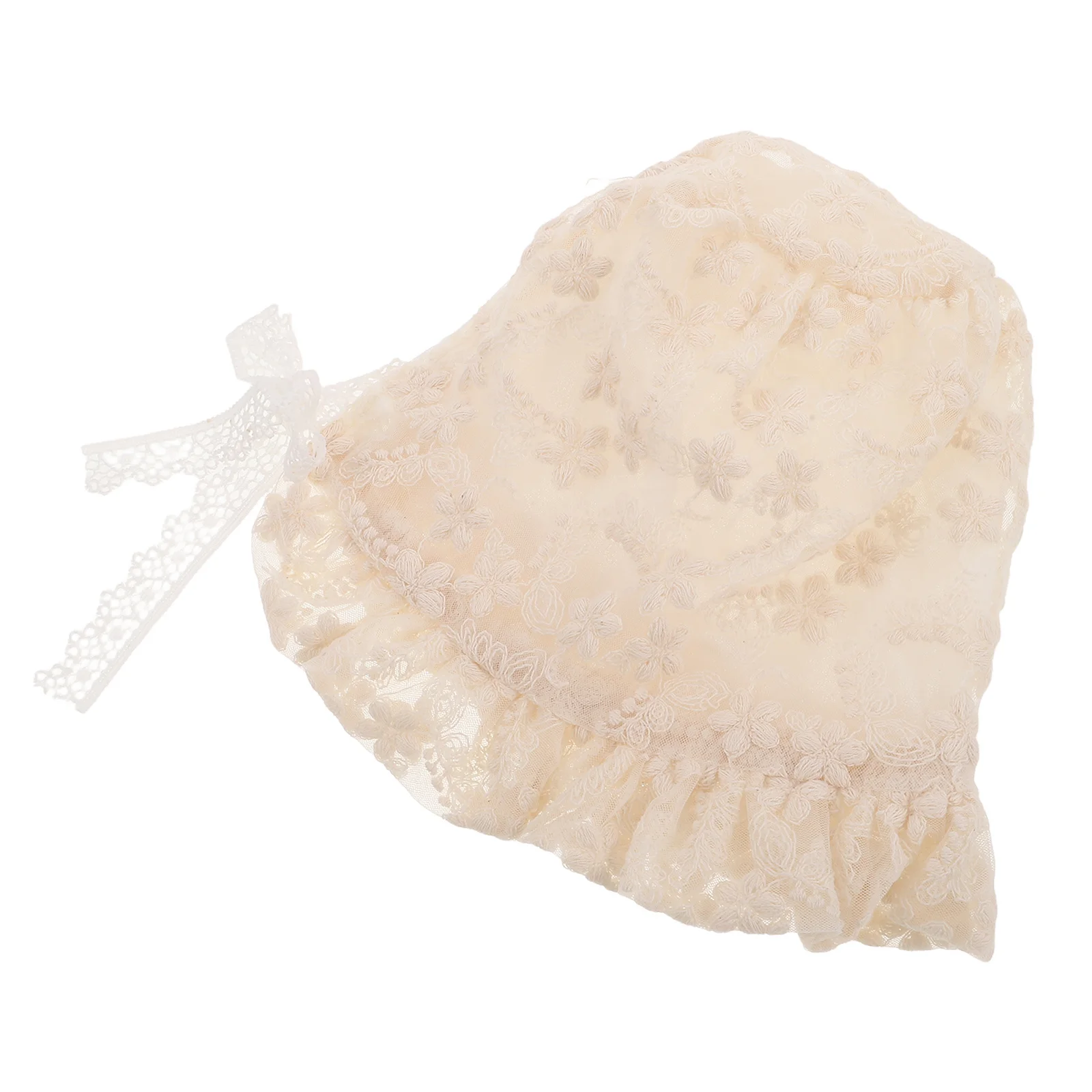 طفلة الدانتيل بونيه الرضع Sunhat تنفس خفيفة الوزن الصيف قبعة الأميرة نمط اللعب في الهواء الطلق الطفل بونيه المولود الجديد قبعة