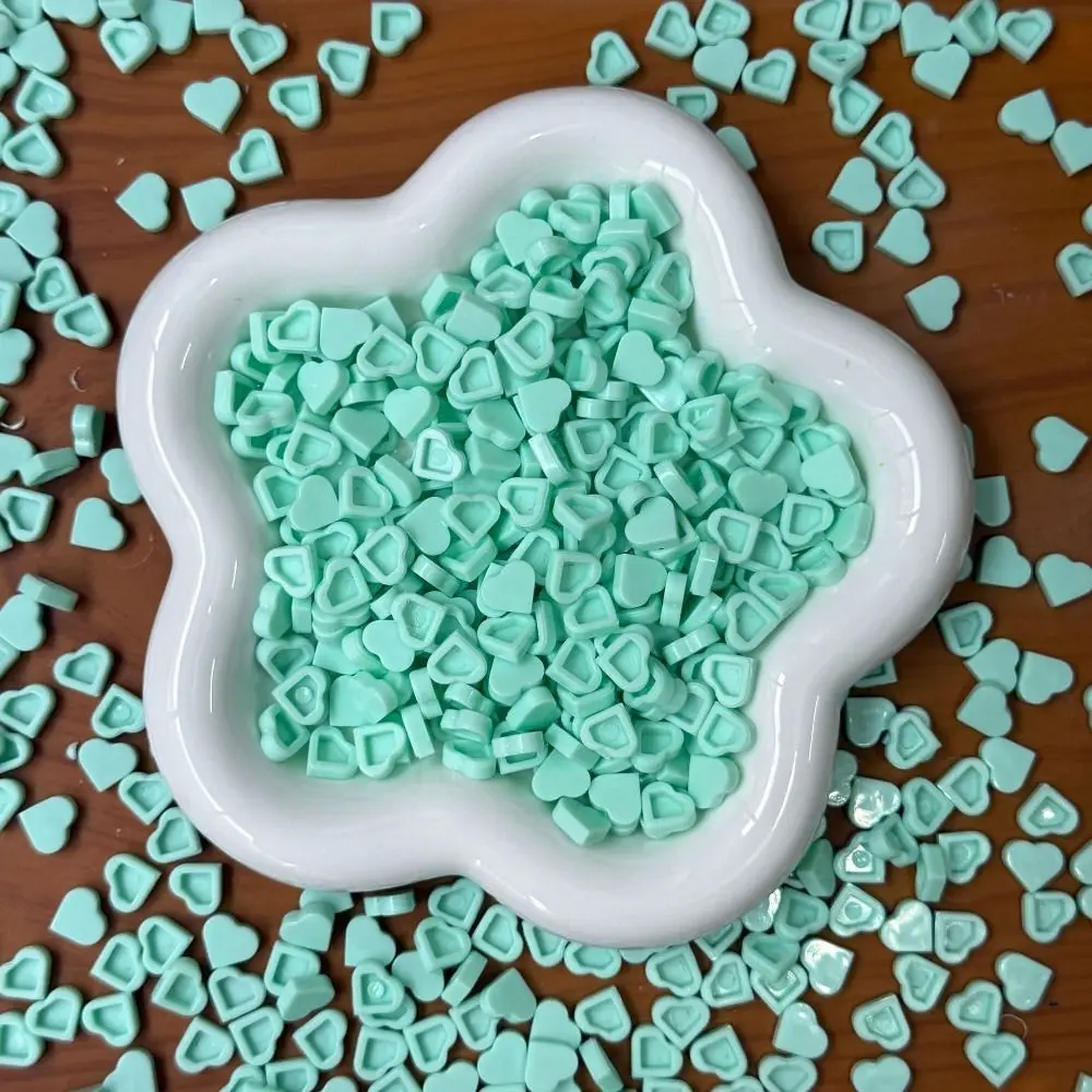 Beads Squeeze Toy Heart Brick Particles 100g Crunchy Slime Fillers Squeeze Ball Fillers Pinch Heart Shape