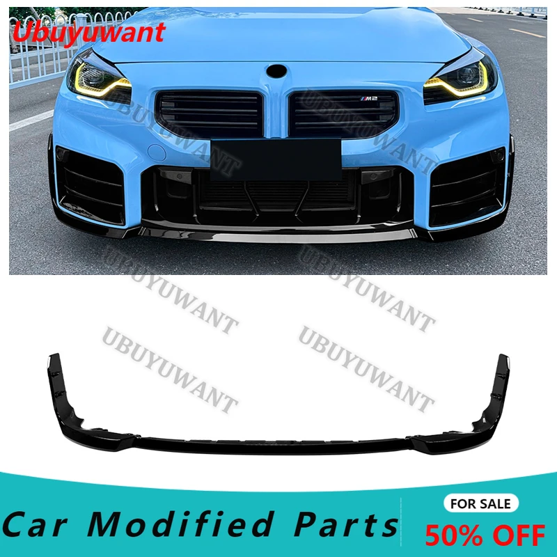 Für BMW 2er M2 G87 3-teiliger Frontspoiler ab 2023, stabiler Frontstoßstangenlippen-Schutz gegen Kratzer, Dekorationskit
